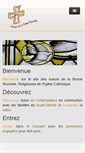 Mobile Screenshot of bonnenouvellequartmonde.org